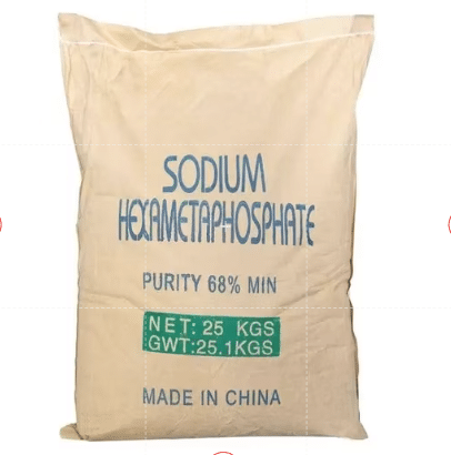 What is SHMP (Sodium Hexametaphosphate) and Its Role in Water Treatment 1 Package of Sodium Hexametaphosphate (SHMP) for water treatment, showcasing the product’s labeling and packaging design